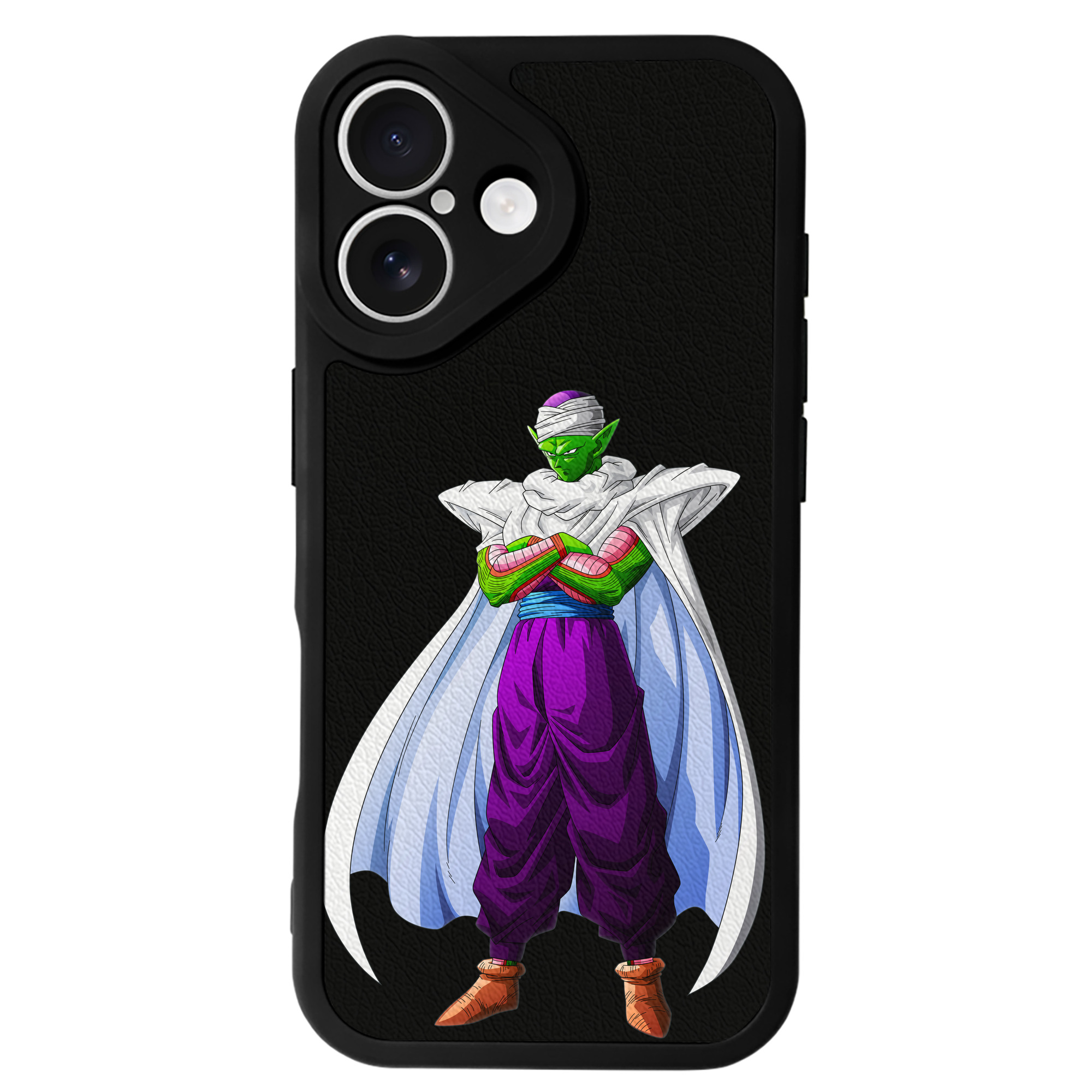 （画像用） ドラゴンボール ピッコロ DRAGON BALL Piccolo 【iPhone 16シリーズ対応】シリコンスマホケース（レザー調） 材質：シリコン